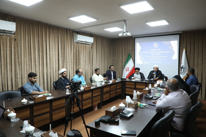 تصاویر/ نشست خبری مسئول مرکز تدوین متون و منابع درسی حوزه های علمیه
