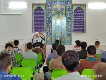 تصاویر / مراسم افتتاحیه سال تحصیلی جدید در مدرسه علمیه ولی عصر(عج) سامن