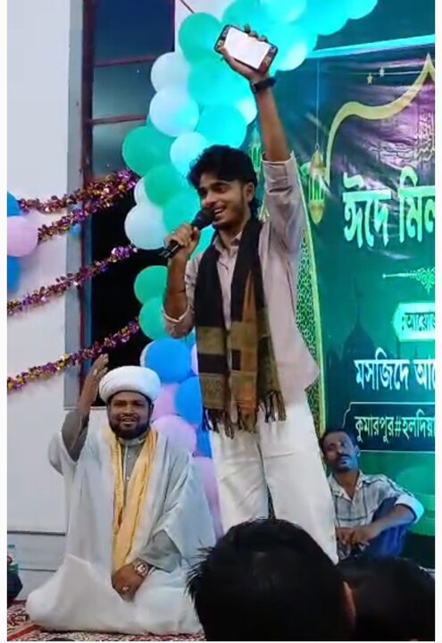 ঈদে মিলাদুন্নবী (সা.) উপলক্ষে মাহফিল অনুষ্ঠিত/ছবি
