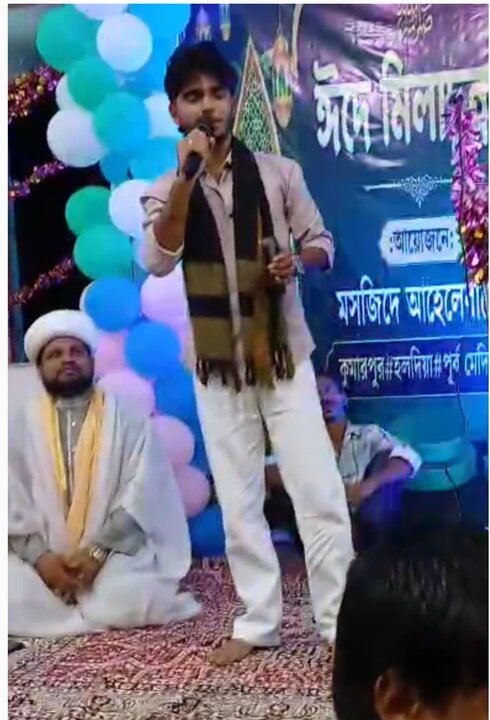 ঈদে মিলাদুন্নবী (সা.) উপলক্ষে মাহফিল অনুষ্ঠিত/ছবি