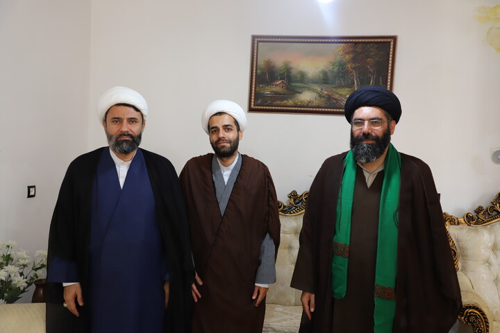 تصاویر/تکریم و سرکشی مدیر حوزه علمیه کردستان از روحانیون طرح هجرت شهرستان قروه