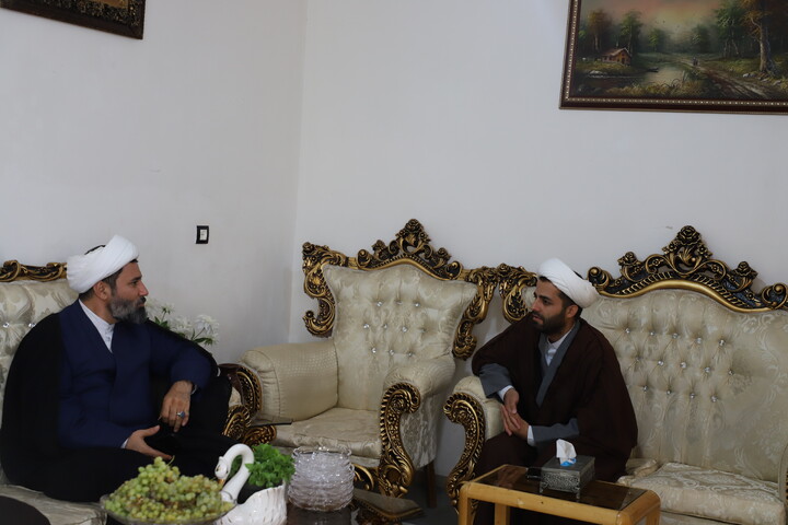 تصاویر/تکریم و سرکشی مدیر حوزه علمیه کردستان از روحانیون طرح هجرت شهرستان قروه