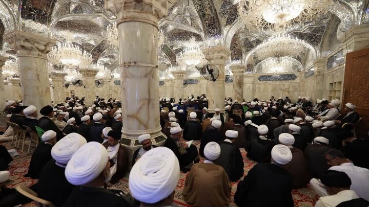 أجواء الدروس الحوزوية لطلاب العلم في الحوزة العلمية بالنجف الأشرف