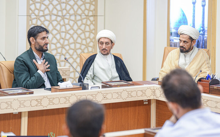 گزارش تصویری +دیدار فعالان «قرارگاه جهادی امام شهید» با تولیت آستان مقدس مسجد جمکران