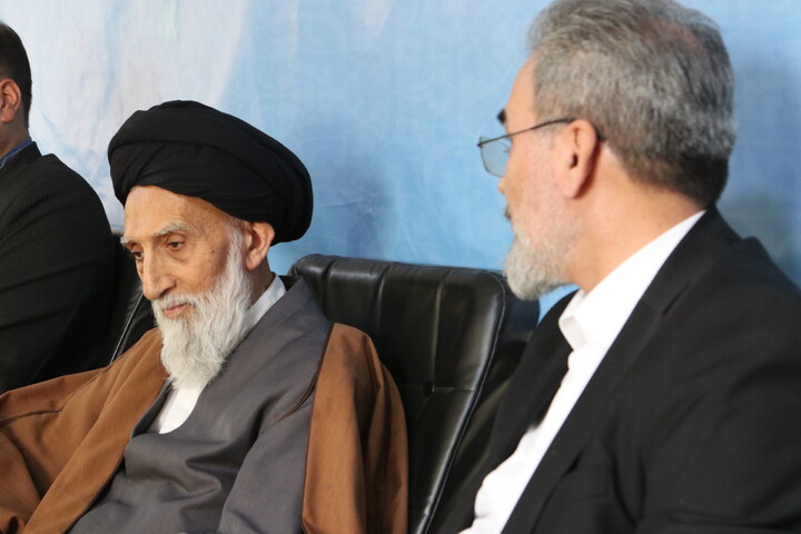 تصاویر/ دیدار رئیس میراث فرهنگی استان همدان با آیت الله موسوی اصفهانی