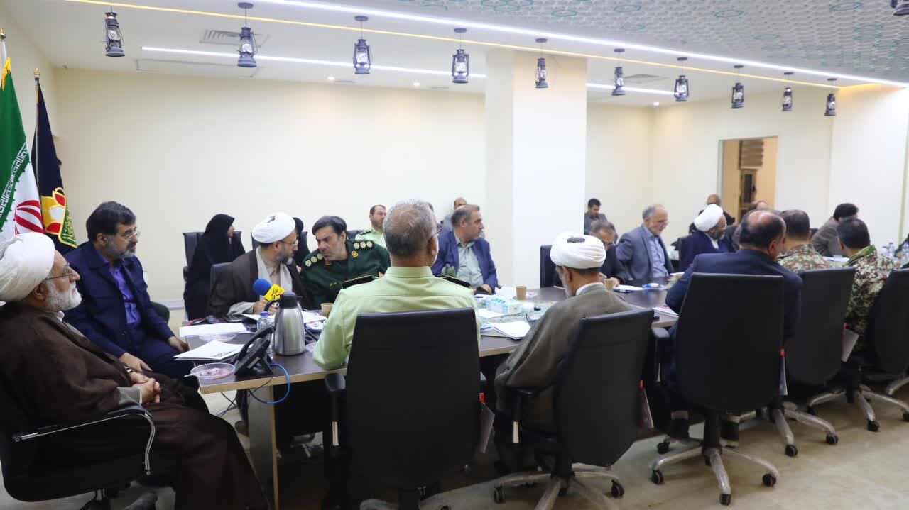 گزارش تصویری + جلسه برنامه‌ریزی برای برگزاری باشکوه هفته دفاع مقدس ۱۴۰۵ در قم 