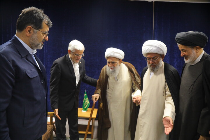 تصاویر / دیدار معاون اول رییس جمهور با آیت الله کریمی جهرمی