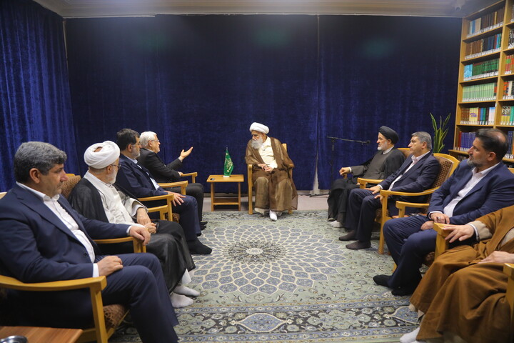 تصاویر / دیدار معاون اول رییس جمهور با آیت الله کریمی جهرمی