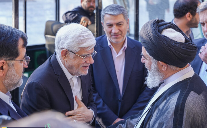 گزارش تصویری + دیدار دکتر عارف با تولیت آستان مقدس مسجد جمکران