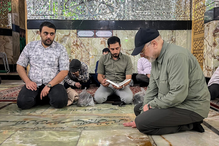 تصاویر/ حضور دکتر قالیباف در حرم حضرت عبدالعظیم حسنی(ع)
