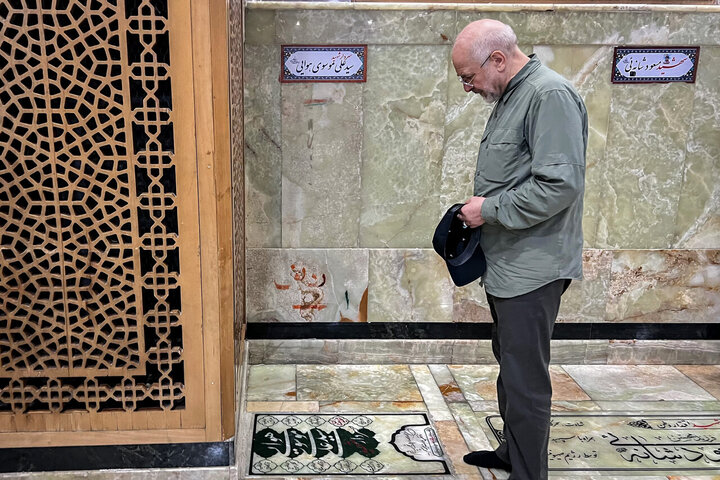 تصاویر/ حضور دکتر قالیباف در حرم حضرت عبدالعظیم حسنی(ع)