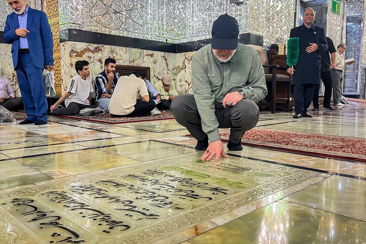 تصاویر/ حضور دکتر قالیباف در حرم حضرت عبدالعظیم حسنی(ع)