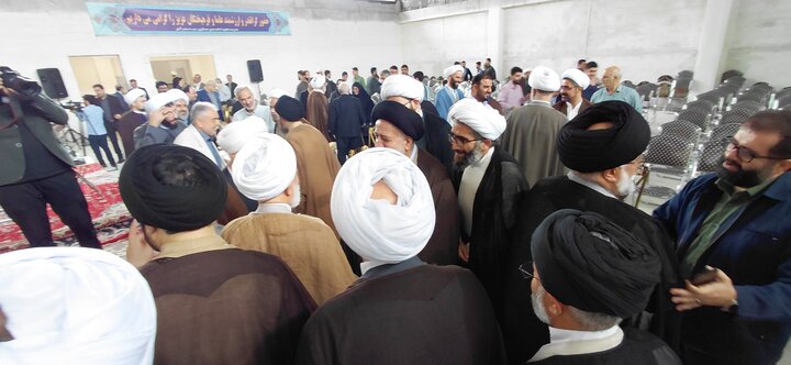 تصاویر/ آیین آغاز سال تحصیلی حوزه‌های علمیه شهرستان آمل در مدرسه علمیه حجتیه آمل