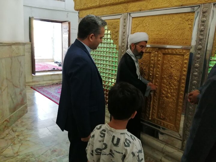 آیین غبارروبی امامزاده نایین