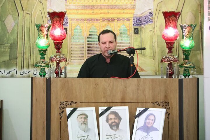 تصاویر/ مراسم یادبود ۳ هنرمند فقید استان سمنان