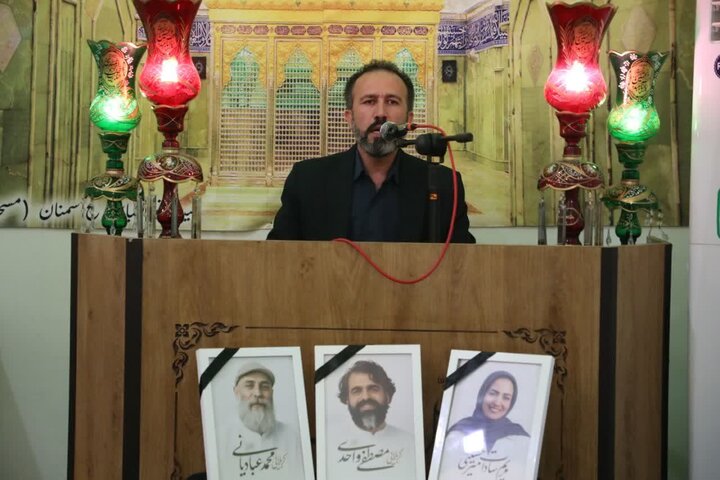 تصاویر/ مراسم یادبود ۳ هنرمند فقید استان سمنان