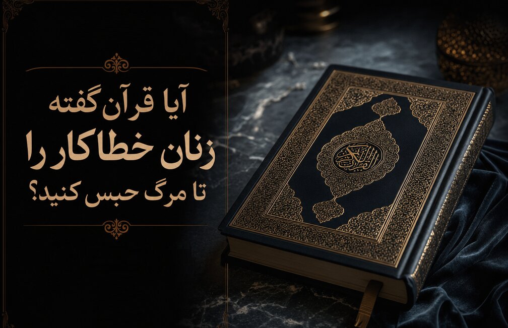 آیا قرآن گفته زنان خطاکار را تا مرگ حبس کنید؟ ماجرای آیات ۱۵ و ۱۶ سوره نساء
