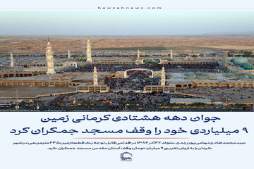 عکس نوشت| جوان دهه هشتادی کرمانی زمین ۹ میلیاردی را وقف مسجد جمکران کرد