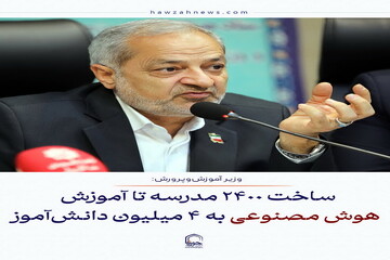 عکس نوشت| از ساخت ۲۴۰۰ مدرسه تا آموزش هوش مصنوعی به ۴ میلیون دانش‌آموز