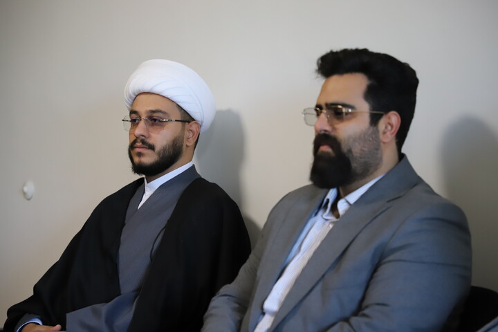 دیدار اساتید دوره تربیت مدرس وصیت نامه نویسی با مدیر حوزه علمیه استان
