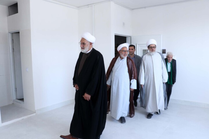 تصاویر| افتتاح واحد های مسکونی طلاب متاهل حوزه علمیه قاین