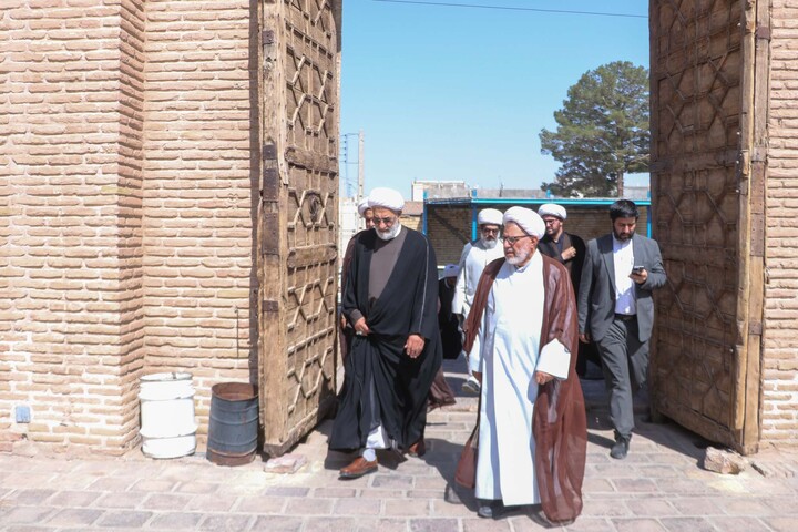 تصاویر| بازید مدیر حوزه علمیه خراسان از حوزه علمیه عالم آل محمد علیه السلام قاین