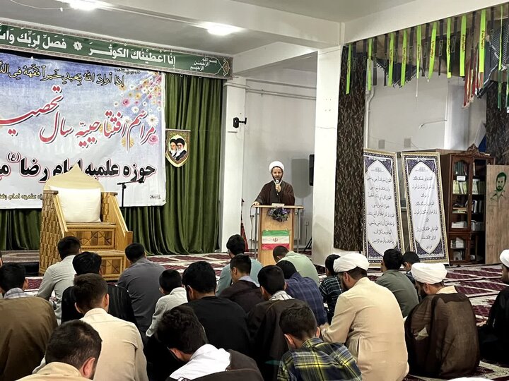 تصاویر/ مراسم آغاز سال تحصیلی 1406-1405 مدرسه علمیه امام رضا (ع) میاندوآب