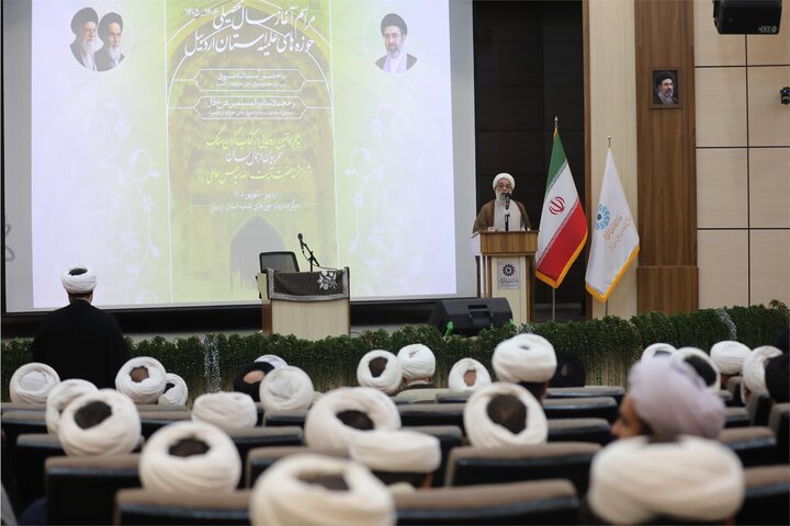 تصاویر/ مراسم آغاز سال تحصیلی حوزه علمیه استان اردبیل با حضور دبیر دوم شورای عالی حوزه علمیه