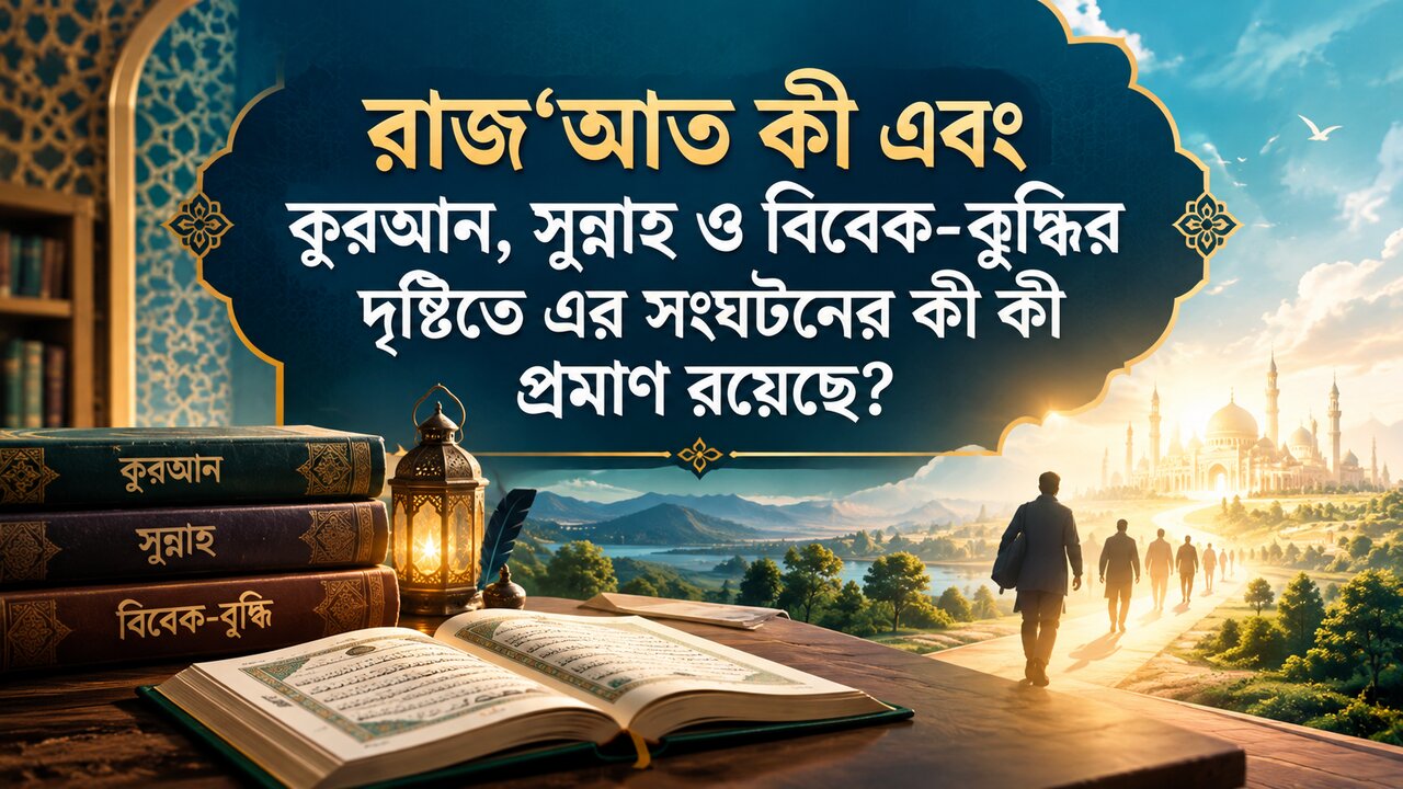 রাজ‘আত কী এবং কুরআন, সুন্নাহ ও বিবেক-বুদ্ধির দৃষ্টিতে এর সংঘটনের কী কী প্রমাণ রয়েছে?