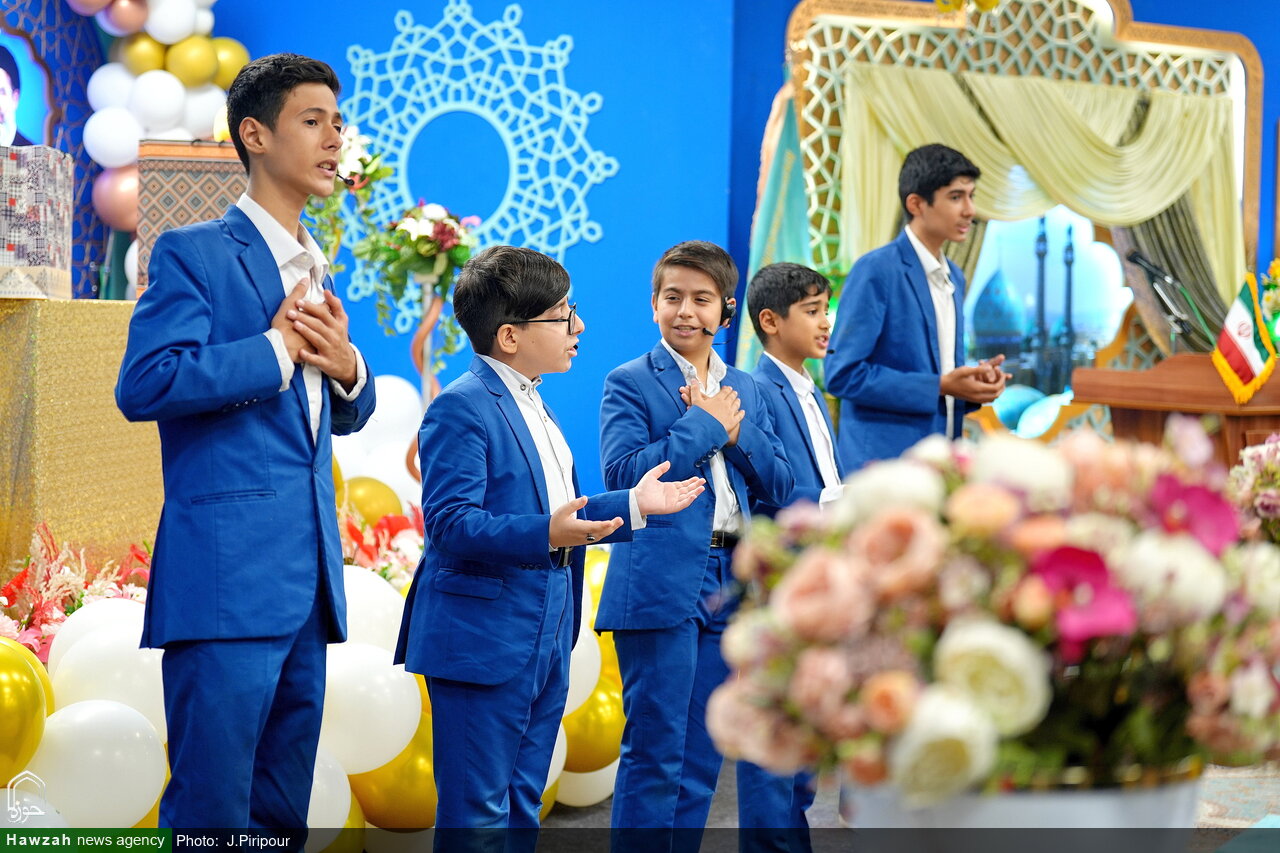 تصاویر/ مراسم جشن تولد جمعی از فرزندان شهدای جنگ اخیر