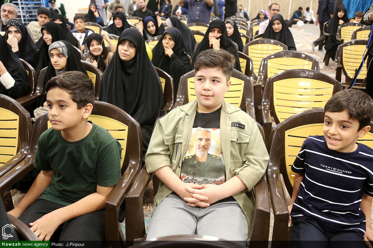 تصاویر/ مراسم جشن تولد جمعی از فرزندان شهدای جنگ اخیر