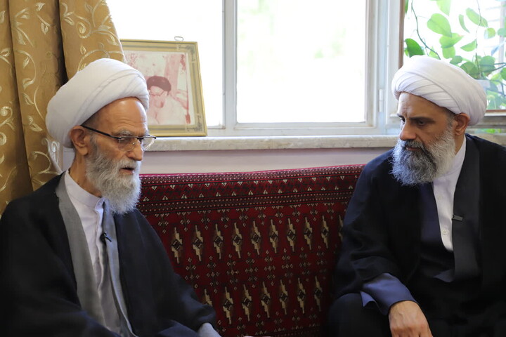 تصاویر / دیدار مدیر حوزه‌های علمیه خواهران کشور با آیت‌الله بنابی