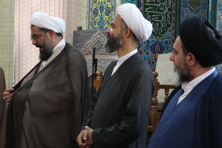 تصاویر/ تودیع و معارفه فرمانده پایگاه بسیج مدرسه علمیه آیت الله آخوند (ره) و فرمانده گردان طلاب همدان