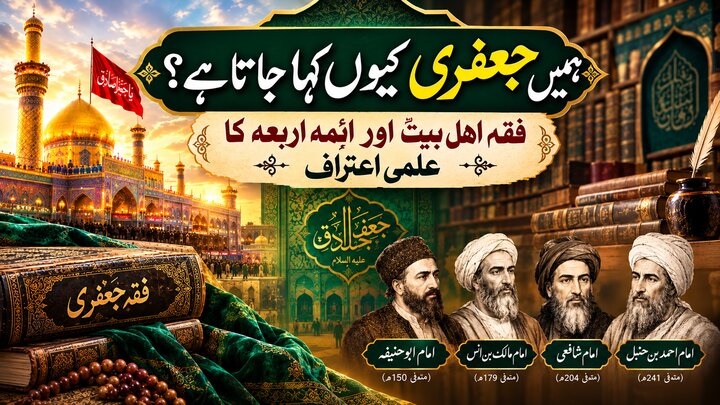 ہمیں جعفری کیوں کہا جاتا ہے؟ فقہِ اہل بیتؑ اور ائمہ اربعہ کا علمی اعتراف
