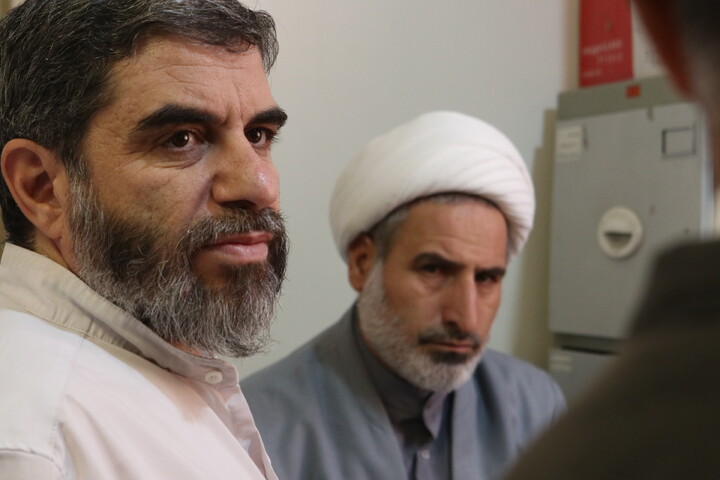 تصاویر/ جلسه بررسی آیین نامه آموزش مجازی و غیر حضوری مدرسه علمیه آیت‌ الله آخوند (ره)