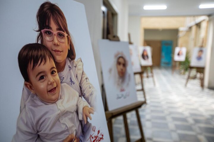 تصاویر/ نشست خبری مسابقه بین‌المللی نقاشی «سورنا» با محوریت کودکان شهید میناب
