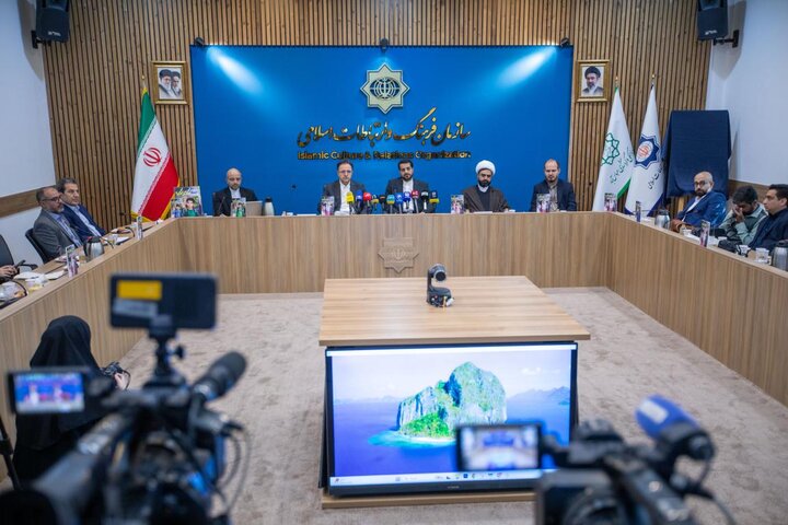 تصاویر/ نشست خبری مسابقه بین‌المللی نقاشی «سورنا» با محوریت کودکان شهید میناب
