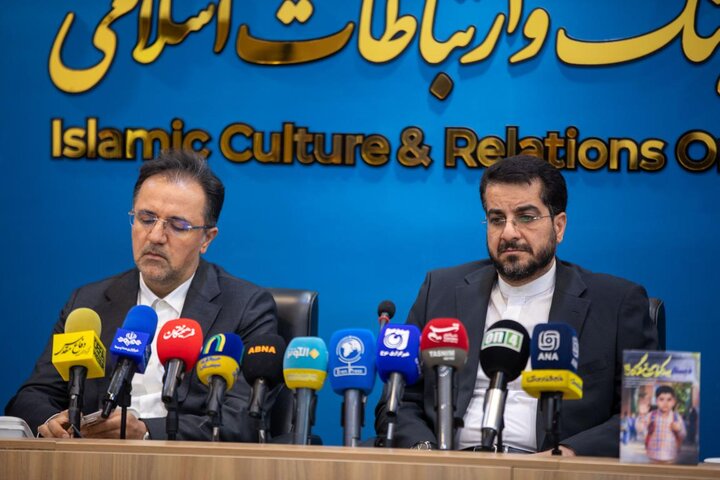 تصاویر/ نشست خبری مسابقه بین‌المللی نقاشی «سورنا» با محوریت کودکان شهید میناب