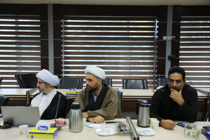 جلسه شورای معاونین حوزه علمیه مازندران با حضور حجت الاسلام فرخ فال