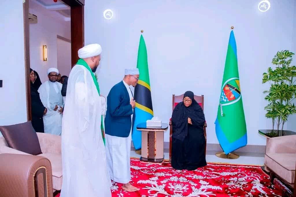 TIC Yafika Zanzibar; Sheikh Jalala Aongoza Ujumbe wa Pole kwa Rais Samia Kufuatia Msiba wa Mumewe