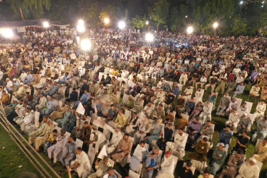 منہاجُ القرآن انٹرنیشنل کے تحت راولپنڈی میں عظیم الشان میلاد کانفرنس؛ علماء ومشائخ کی بڑی تعداد میں شرکت