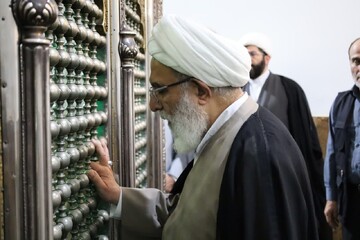 تصاویر/ حضور آیت الله شب زنده دار در آستان مقدس امام زاده عباس ساری