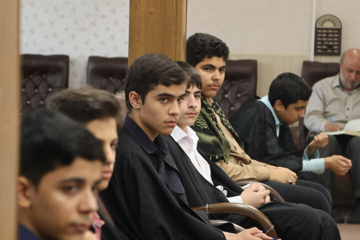 دیدار طلاب تویسرکانی
