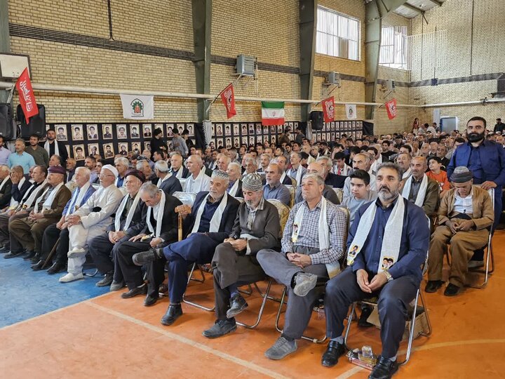 تصاویر/دومین اجلاسیه شهدای کامیاران در راستای کنگره ملی ۵۵۳۶ شهید کردستان