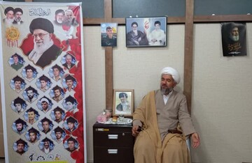 دیدار اعضای ستاد برگزاری یادواره شهدای آبشیرین با امام جمعه مشکات