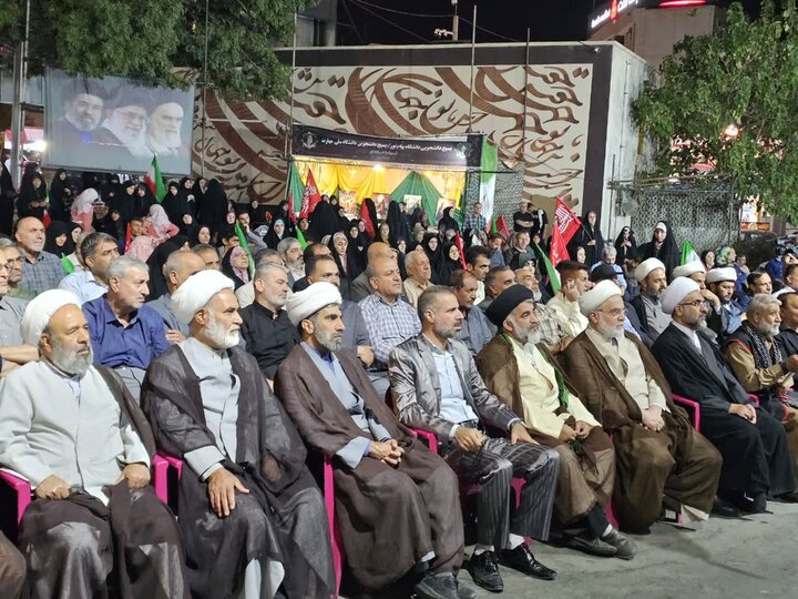 تصاویر/صد و نود و هشتمین شب تجدید میثاق مردم سنندج با آرمان‌های انقلاب اسلامی