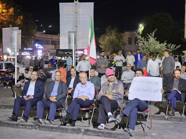 تصاویر/صد و نود و هشتمین شب تجدید میثاق مردم سنندج با آرمان‌های انقلاب اسلامی