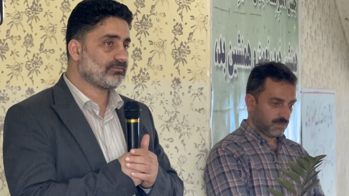 تصاویر/ آیین افتتاح مدرسه طرح امین نوع ۱ بندر انزلی با حضور معاون تبلیغ حوزه های علمیه کشور