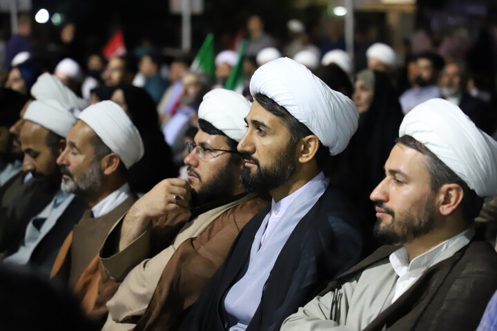 تصاویر/یکصد و نود و نهمین از حماسه شب‌های اقتدار همراه با یادواره شهدای روحانی در سنندج