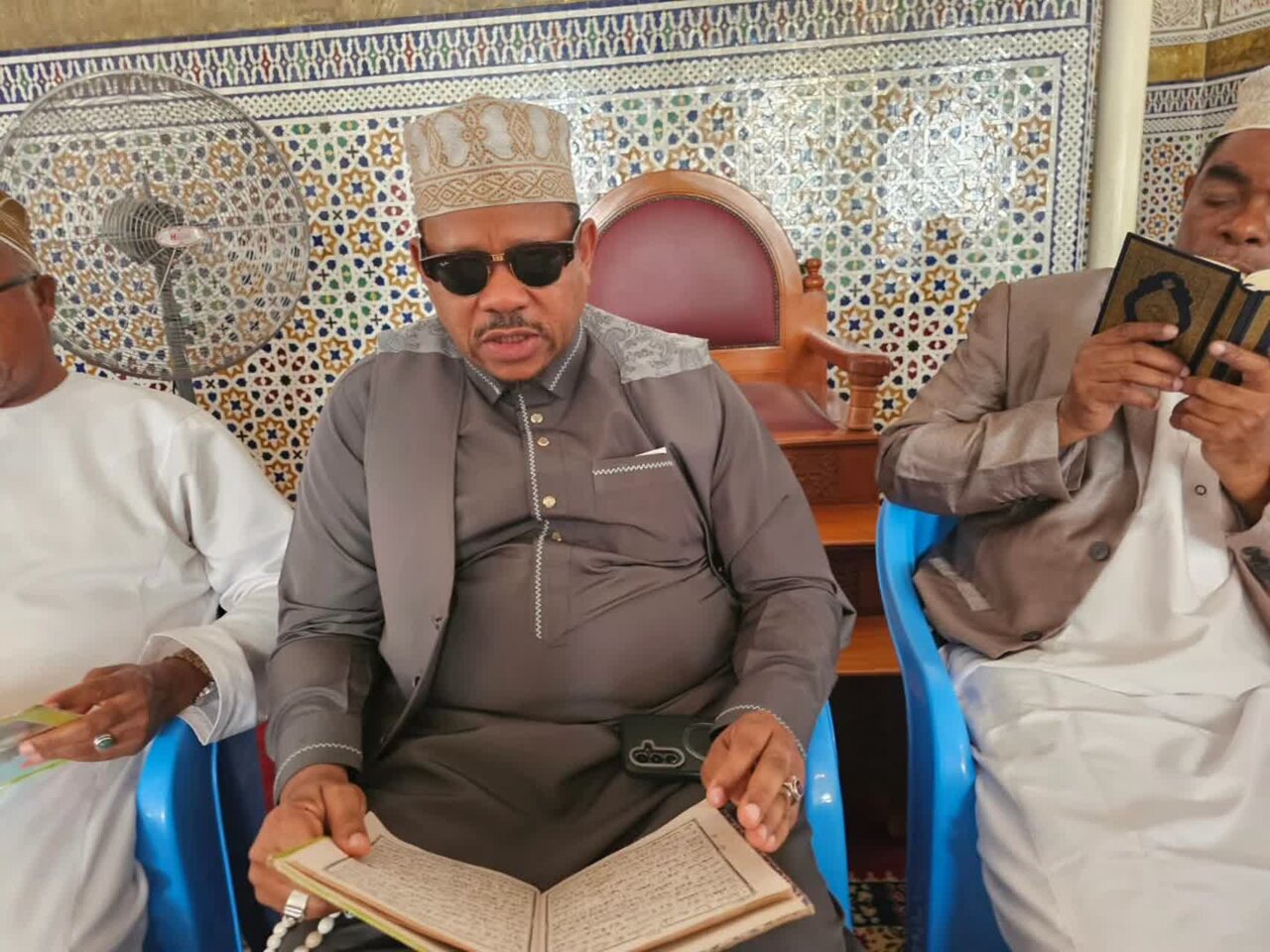 Sheikh Mkuu wa TIC Aungana na Viongozi wa Kiislamu katika Khitma ya Marehemu Maalim Hafidh Ameir Hassan